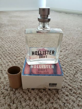 Hollister & CO DRIFT Cologne RARE Vintage item NIB 1 FL oz / 30ml discontinued 3