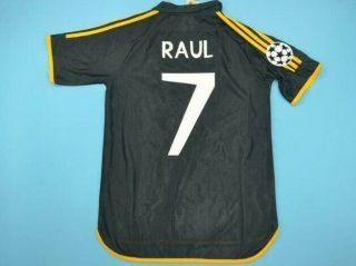Real Madrid Raul 1999/2000 Retro Soccer Shirt Vintage Football Jersey Shirt