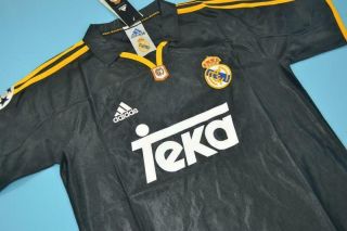 Real Madrid Raul 1999/2000 retro soccer shirt vintage football jersey shirt 3