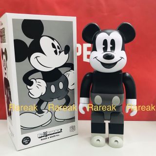 Medicom Be@rbrick 2018 Disney 400 Mickey Mouse Vintage B&w Ver.  Bearbrick 1pc