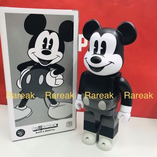 Medicom Be@rbrick 2018 Disney 400 Mickey Mouse Vintage B&W ver.  Bearbrick 1pc 2