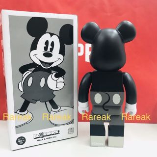 Medicom Be@rbrick 2018 Disney 400 Mickey Mouse Vintage B&W ver.  Bearbrick 1pc 3