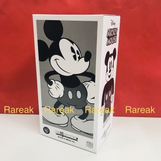 Medicom Be@rbrick 2018 Disney 400 Mickey Mouse Vintage B&W ver.  Bearbrick 1pc 5