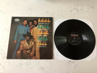 S.  O.  U.  L.  What Is It Lp Ultra Rare Orig Musicor N.  Y.  Records Ex Vinyl