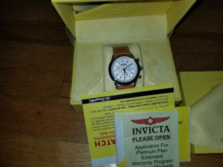 Invicta Swiss Made Vintage Elite Quartz Master Calendar Chronograph