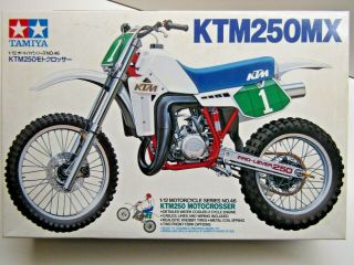 Tamiya Vintage 1:12 Scale Ktm 250mx Model Kit - - Kit 1446 900