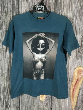 Vintage Rare Alien Workshop Janet Jackson Parody R.  Biffle Eye Dye T Shirt L