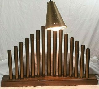 Vintage Pipe Organ Lamp For Reading Music