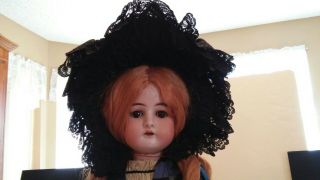 Cunoe & Otto Dressel Doll 23 " Bisque Head 1912 - 1915 Antique