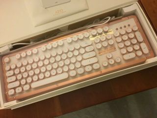 AZIO MK RETRO CLASSIC POSH Vintage - Typewriter - Style USB Mechanical Keyboard 3