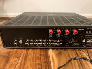 Vintage NAD Model 3155 Integrated Stereo Amplifier Amp Black NAD Electronics 5