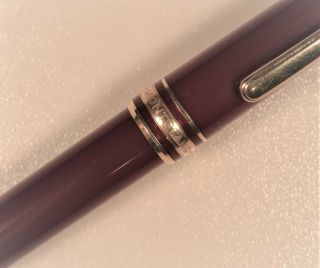 Vintage Montblanc Meisterstuck Mechanical Pencil - Maroon 4