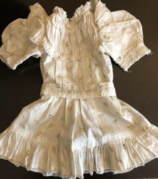 Wonderful Antique French Jumeau Child Doll Dress 2