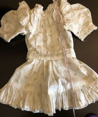 Wonderful Antique French Jumeau Child Doll Dress 3