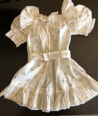 Wonderful Antique French Jumeau Child Doll Dress 8