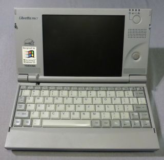 Vintage Toshiba Libretto 70ct Ultra Mobile Pc Laptop For Parts/repair