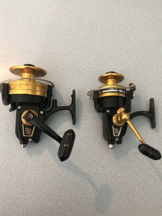 2 Vintage Penn Ss Spinning Reels: 850ss,  550ss Made In Usa - Estate Find
