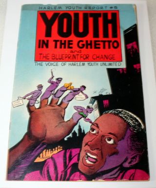 Rare Harlem Youth Report 5 " Youth In The Ghetto " Silver Age 1964 Comic Book