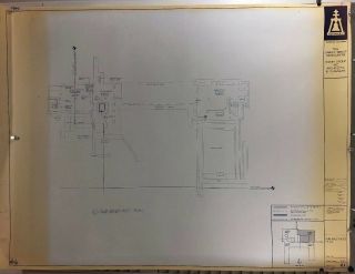 Rare 48”x36” Five 1986 Mission Inn Riverside Renovation Site Plans