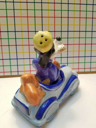 Vintage Disney ' s Goofy and Puppy Pluto Driving Car | Salt & Pepper Shakers 5