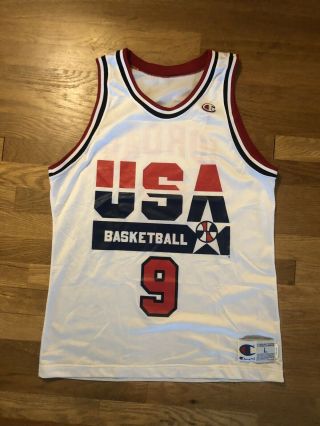 Michael Jordan Vintage 1992 Usa Dream Team Olympic Basketball Champion Jersey