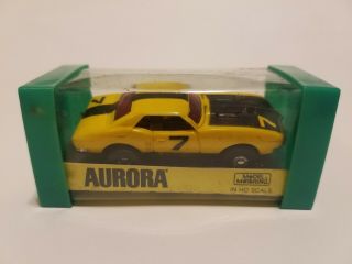 Vintage Slot Car Ho Aurora Model Motoring Thunderjet Firebird Box Afx
