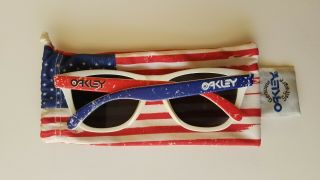 OAKLEY FROGSKINS OLD GLORY USA VINTAGE RARE X METAL 2