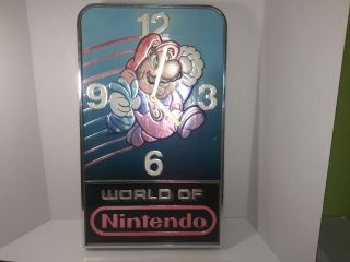 Rare Vintage 1993 Mario World Nintendo Wall Clock