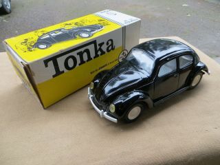 Vtg Tonka No.  150 Volkswagon  In Orig Box - Black & - - 52680