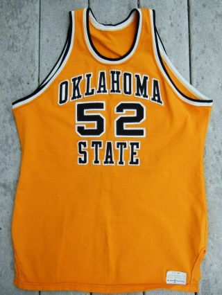 Vintage 1970s Rare Game Worn Oklahoma State Cowboys Basketball Jersey
