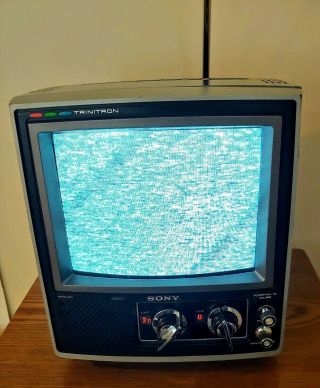 Rare Vintage April 1975 Sony Trinitron KV - 9200 9 