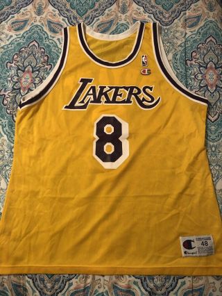 Vintage Rare Kobe Bryant Champion Jersey (96 Season) Xl Sz 48 Euc