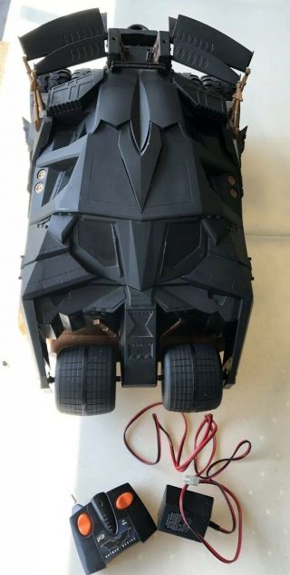 Vintage Tyco 1/6 Scale Dark Knight Batman Batmobile Radio Controlled