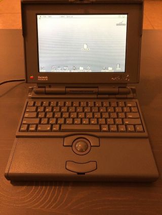 Vintage Macintosh Powerbook 180 With Power Cord -