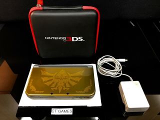 Nintendo 3ds Xl Hyrule Edition Gold Handheld System Dual Ips Screens Rare