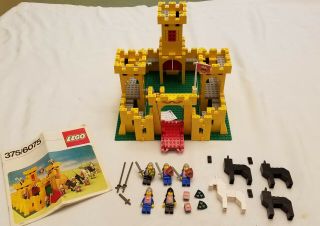 Vintage 1978 Lego Legoland 375 /6075 Classic Knights Yellow Castle Near Complete