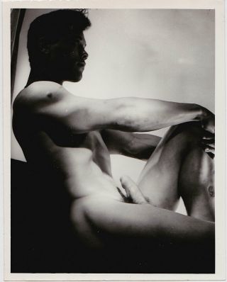 Attrib To Ferrero: Male Nude Bodybuilder Rick Wayne 2 Vintage Photo Gay