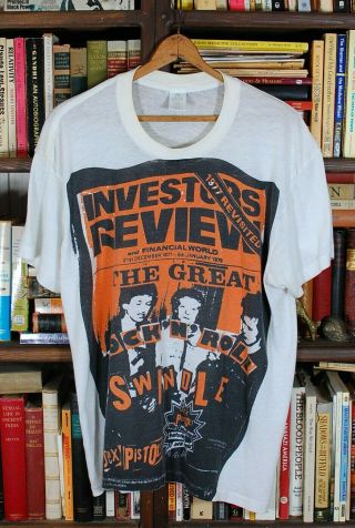Vintage Thin Usa Sex Pistols Punk Rock Single Stitch T Shirt Men’s Xl