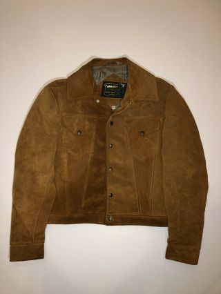 Vtg Schott Bros Swade Leather Jacket Size 44