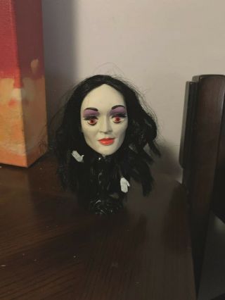 Vintage Remco Filmways The Addams Family Morticia Addams Doll Big Head