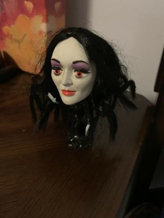 Vintage Remco Filmways The Addams Family Morticia Addams Doll Big Head 6