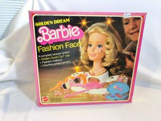 Vintage Golden Dream Barbie Fashion Face By Mattel -