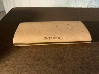 Vintage Sheaffer Snorkel 14K Nib Rare and Complete Pen & Pencil Set,  Gold Filled 8