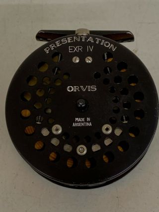 Orvis Presentation EXR IV Fly Fishing Reel w/ Line Argentina 4 Vintage 2