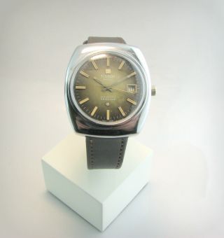 Vintage TISSOT AUTOMATIC SEASTAR Incabloc.  Date.  21 Jewels.  70 ' s.  SWISS 2