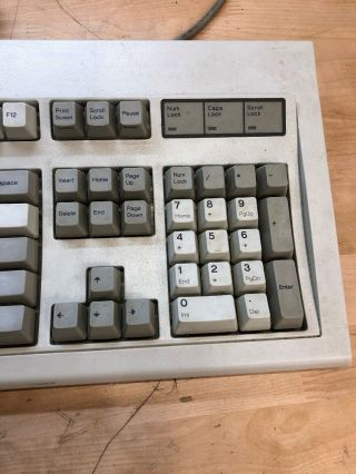 VINTAGE IBM MODEL M 1391401 CLICKY KEYBOARD WITH CORD Buckling spring 1984 5