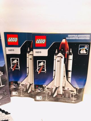 LEGO SPACE SHUTTLE ADVENTURE 10213 W/ INSTRUCTIONS & BOX EXTREMELY RARE Compl 4