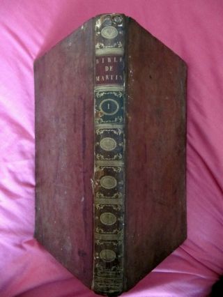 David Martin: La Sainte Bible (1707) Volume 1 - Rare