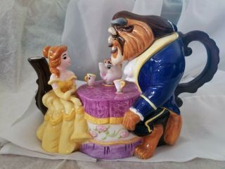 Disney Beauty And The Beast Mrs.  Potts And Chip Teapot Vintage Gorgeous Bistro