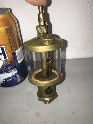 GB Essex Brass Co.  Oiler 1 1/2 Hit Miss Gas Engine Steampunk Vintage Antique 4